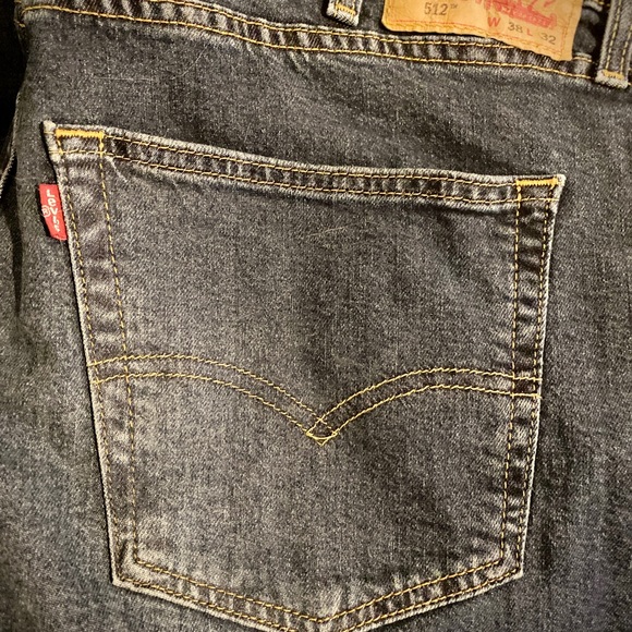 Levi 512 Slim Taper Jeans - Medium Wash - Picture 3 of 3